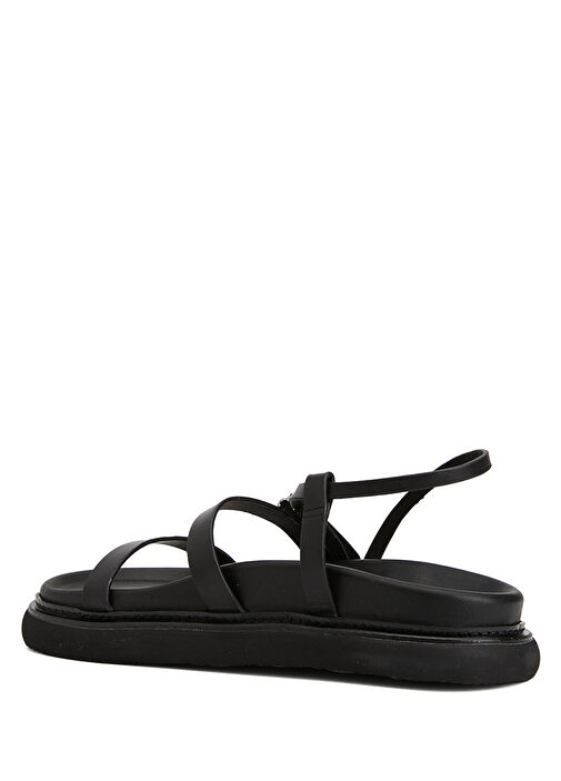 Beymen Collection Beymen Collection Siyah Kadın Deri Sandalet Beymen'de! Siyah - 4. görsel