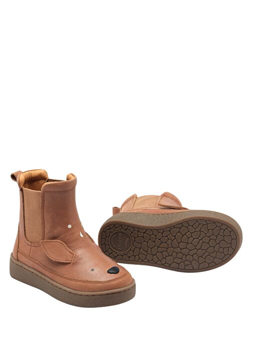 Kestane Unisex Çocuk Deri Bot - Görsel 5