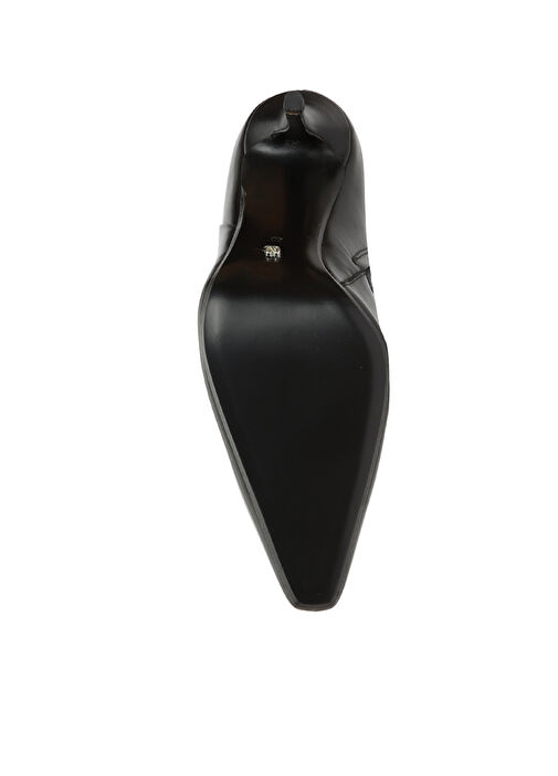 Siyah Kadın Toka Detaylı Deri Bot - Görsel 6