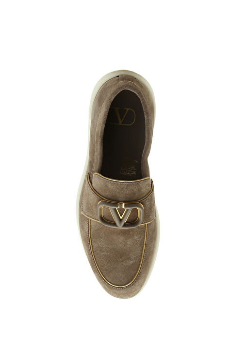 Vizon Kadın Süet Loafer - Görsel 5