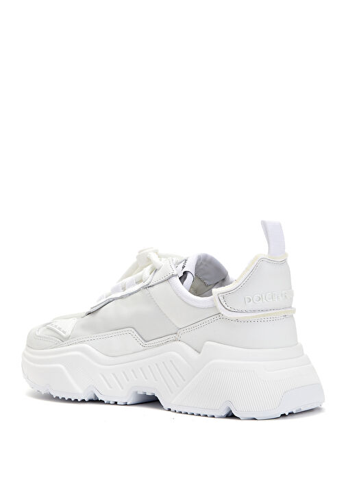 Beyaz Logolu Kadın Sneaker - Görsel 4