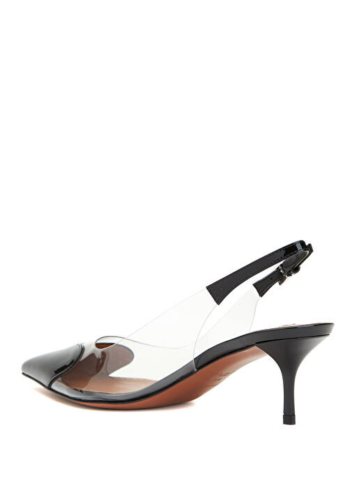 Ala A Ala A Heart Siyah Deri Topuklu Ayakkabı Basketbol Ayakkabıları | Beymen Siyah - 5. görsel