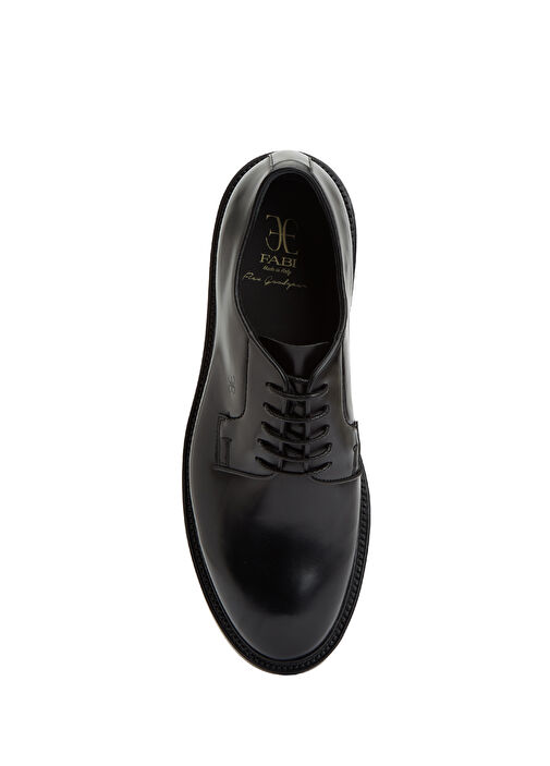 Siyah Erkek Deri Ayakkabı - Görsel 5