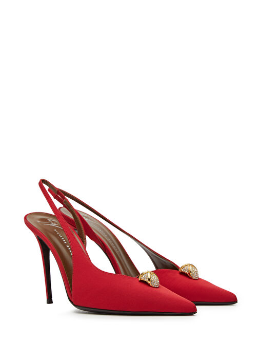 Intrigo Kırmızı Topuklu Ayakkabı - Görsel 2