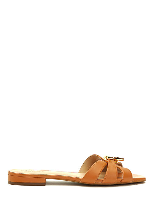 Blaike Camel Kadın Deri Terlik