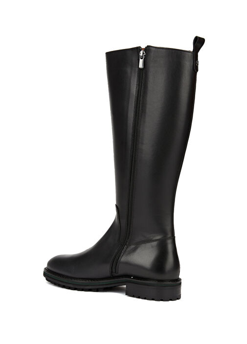 Siyah Kadın Deri Çizme - Görsel 3
