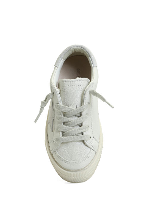 May Beyaz Çocuk Deri Sneaker - Görsel 5