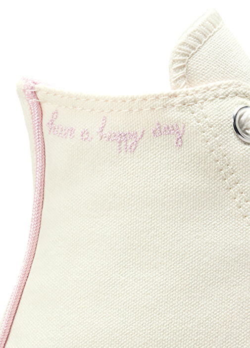 Chuck Taylor Beyaz Kadın Kanvas Sneaker - Görsel 9