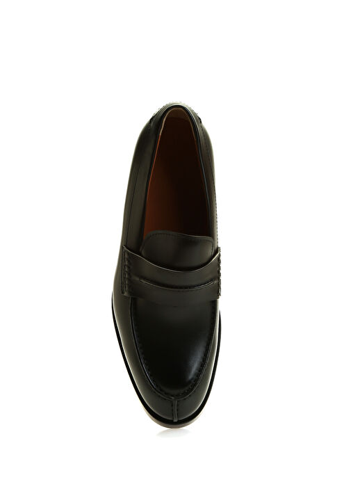 Siyah Erkek Deri Loafer - Görsel 5