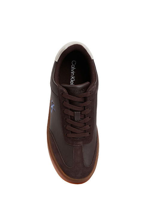 Kahverengi Logolu Erkek Sneaker - Görsel 5