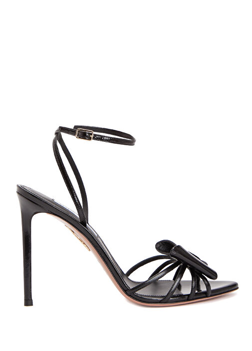 Tie Siyah Kadın Deri Sandalet - Görsel 2