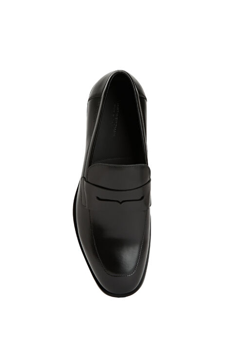 Siyah Erkek Deri Loafer - Görsel 5