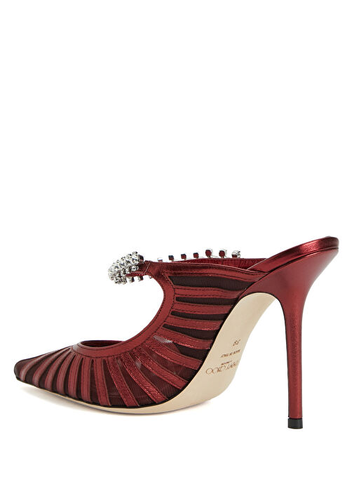 Bing Bordo Kadın Deri Terlik - Görsel 4