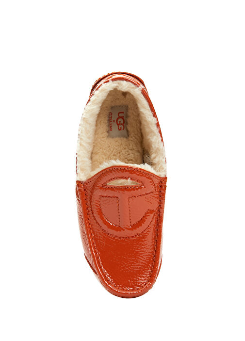 X Telfar Crinkle Taba Kadın Deri Ayakkabı - Görsel 5