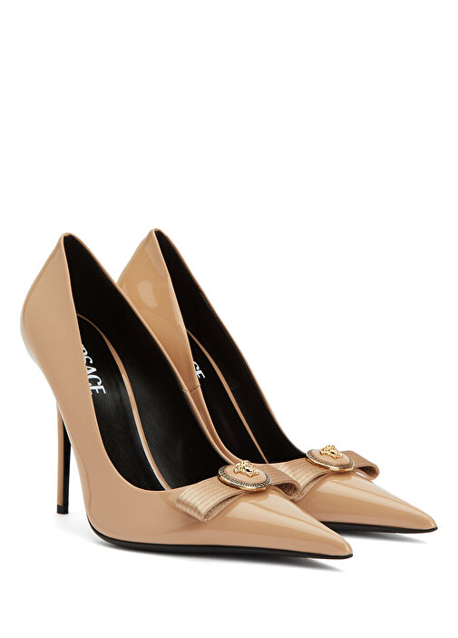 Nude Deri Stiletto - Görsel 3