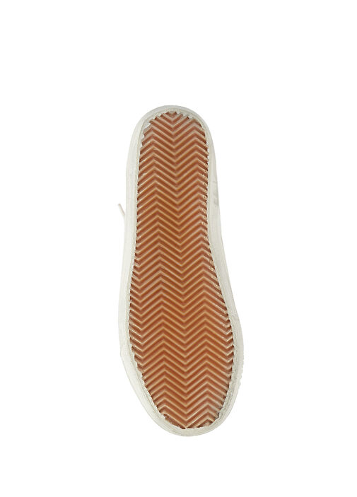 Slide Pembe Beyaz Kadın Deri Sneaker - Görsel 6