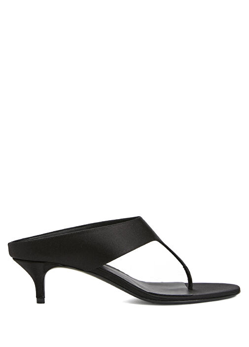 Siyah Kadın Deri Terlik - Görsel 2