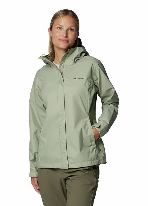 Arcadia II Yeşil Kadın Yağmurluk