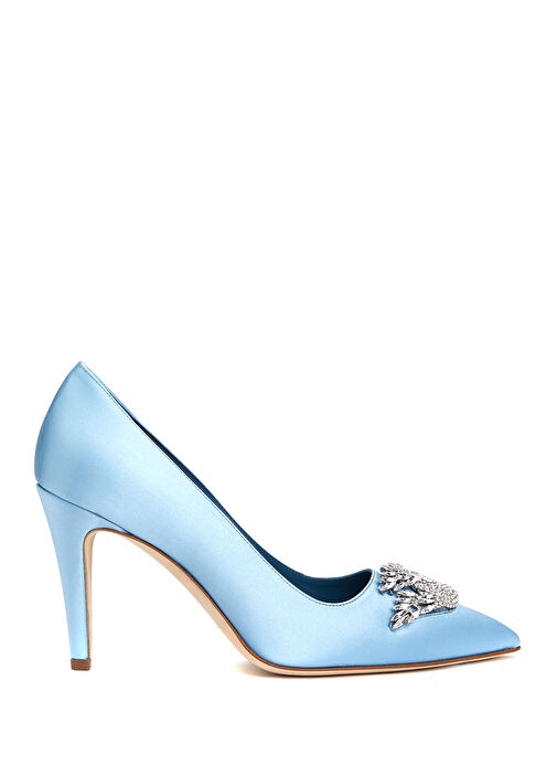 Palos Mavi Taşlı Tokalı Stiletto - Görsel 2