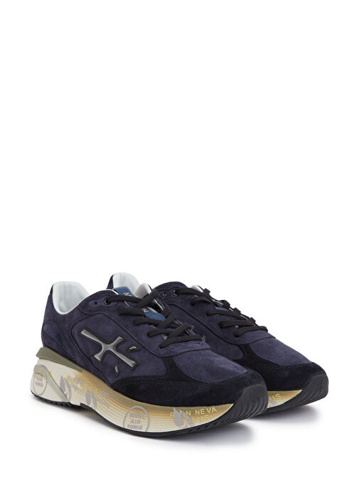 Moerun 7776 Lacivert Erkek Süet Sneaker - Görsel 3