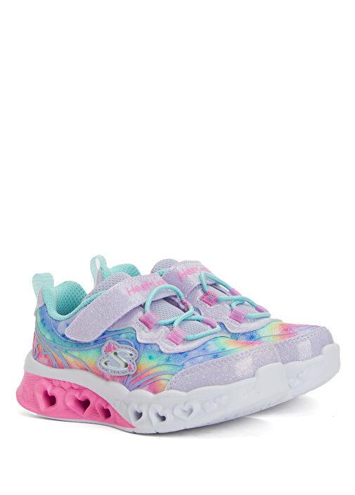 Flutter Heart Lights-Groovy Swirl Bebek Sneaker - Görsel 3