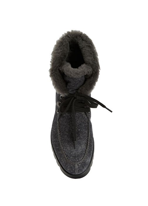 Gri Kadın Süet Bot - Görsel 5