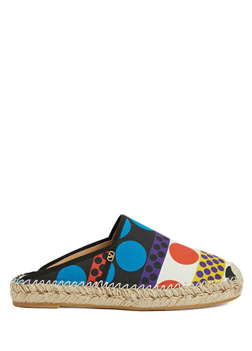Çok Renkli Desenli Kadın Espadril - Görsel 2