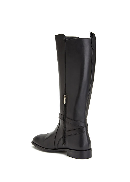 Siyah Kadın Deri Çizme - Görsel 4