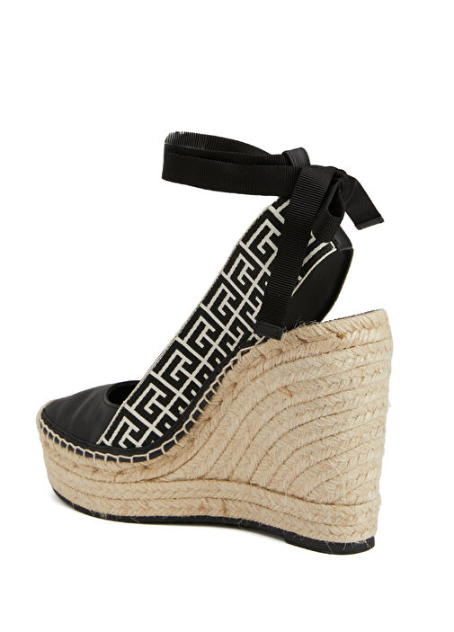 Siyah Kadın Espadril - Görsel 9