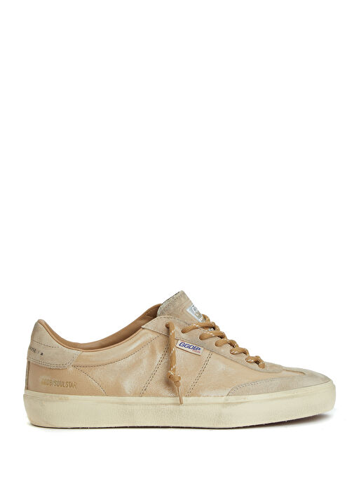 Soul Star Bej Erkek Deri Sneaker - Görsel 2