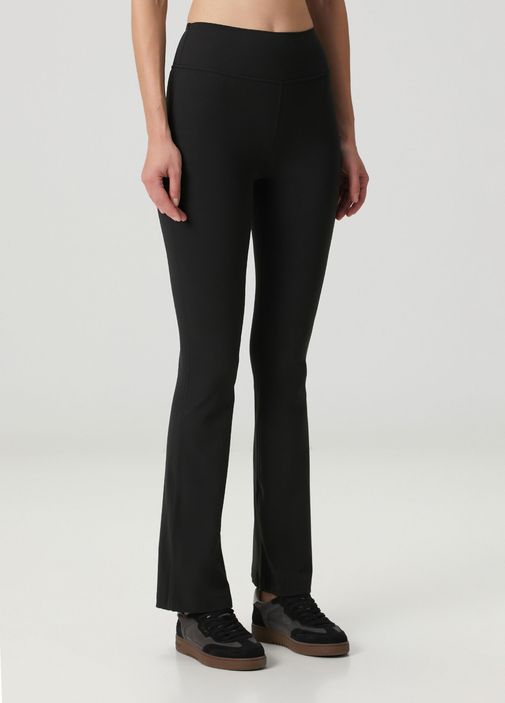 lululemon Siyah Kadın Groove Nulu High Rise Flare Siyah Tayt