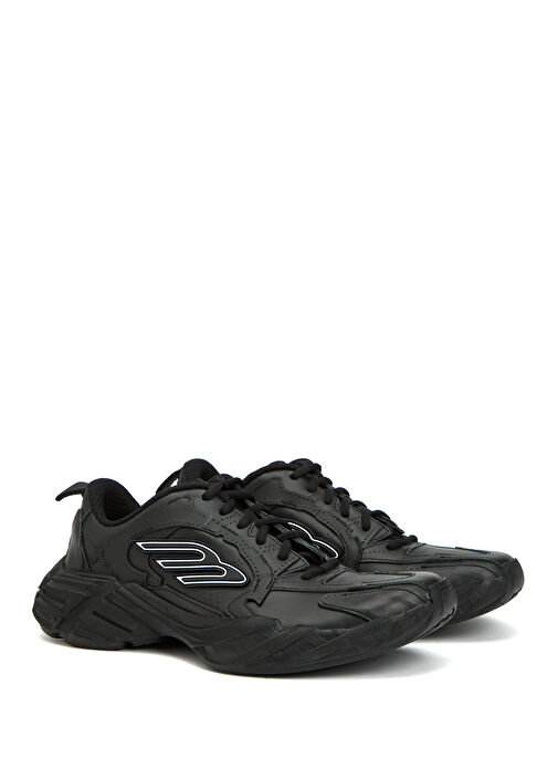 Monday Siyah Kadın Deri Sneaker - Görsel 3