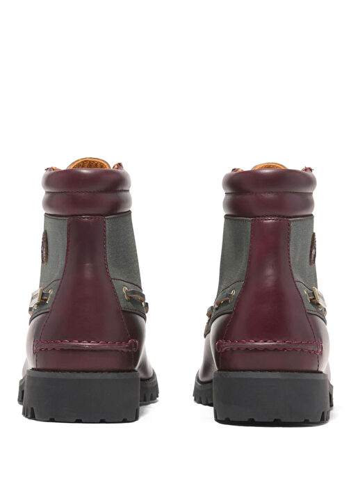 Vibram Koyu Kırmızı Erkek Deri Bot - Görsel 7