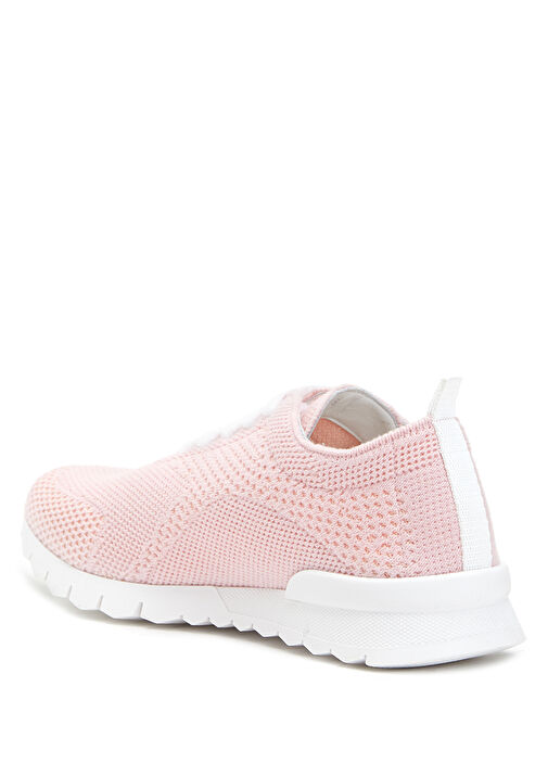Açık Pembe Logolu Kadın Kaşmir Sneaker - Görsel 4