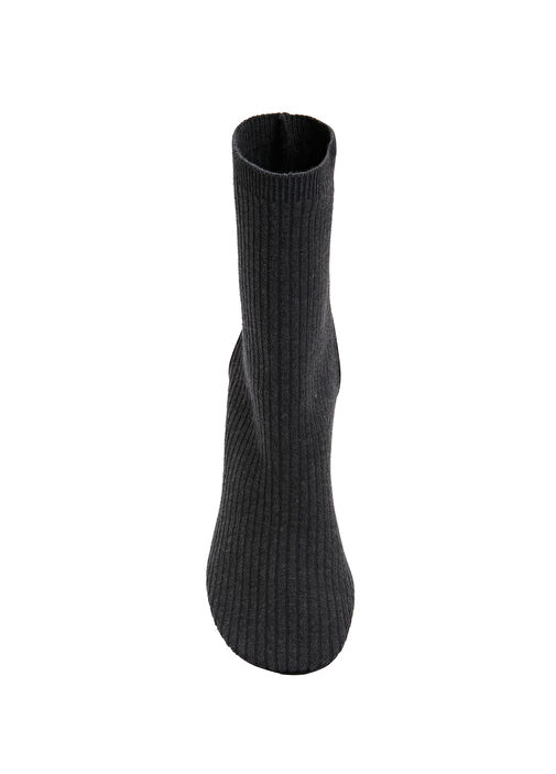 Nude Koyu Gri Kadın Yün Bot - Görsel 5