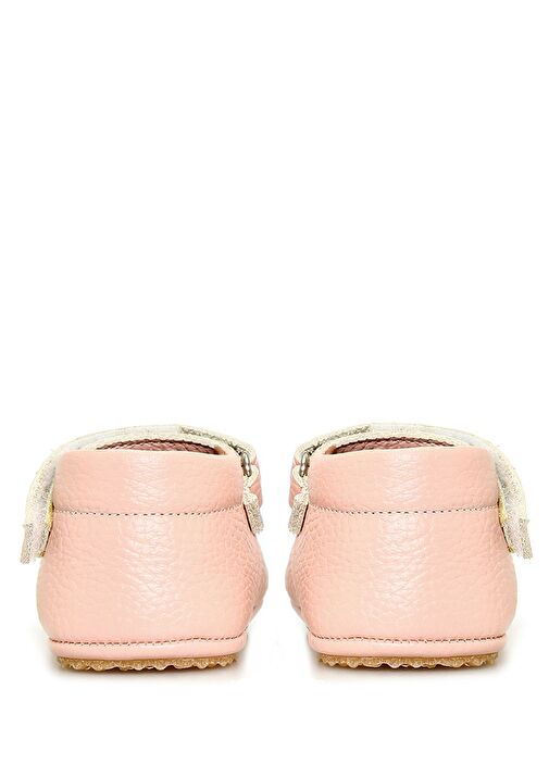 Pembe Deri Kız Bebek Ayakkabı - Görsel 5