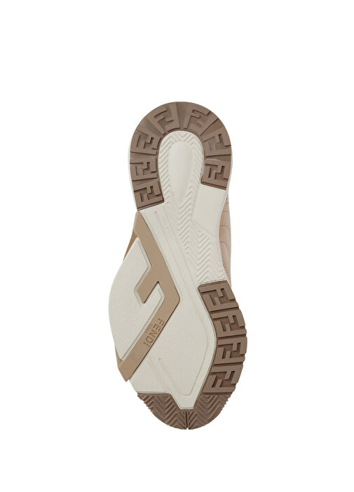 Flow Bej Kadın Deri Sneaker - Görsel 6