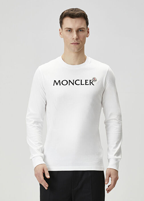 Moncler Beyaz Erkek Beyaz Uzun Kollu T-shirt 1892874 | Beymen