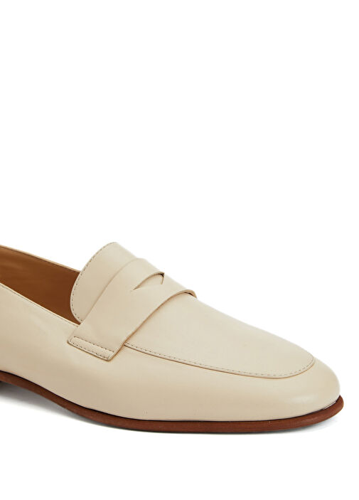 Nude Kadın Deri Loafer - Görsel 7