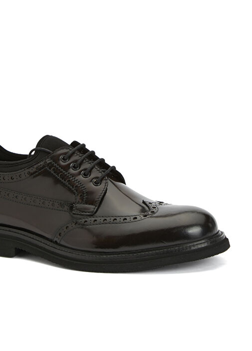 Kahverengi Erkek Deri Ayakkabı - Görsel 7