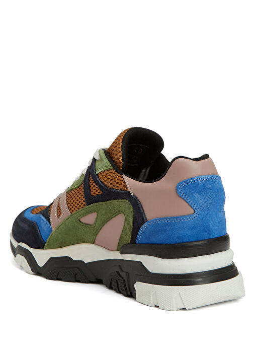 Yeşil Erkek Deri Sneaker - Görsel 4