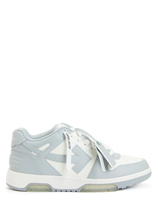 Beyaz Gri Erkek Deri Sneaker - Görsel 2