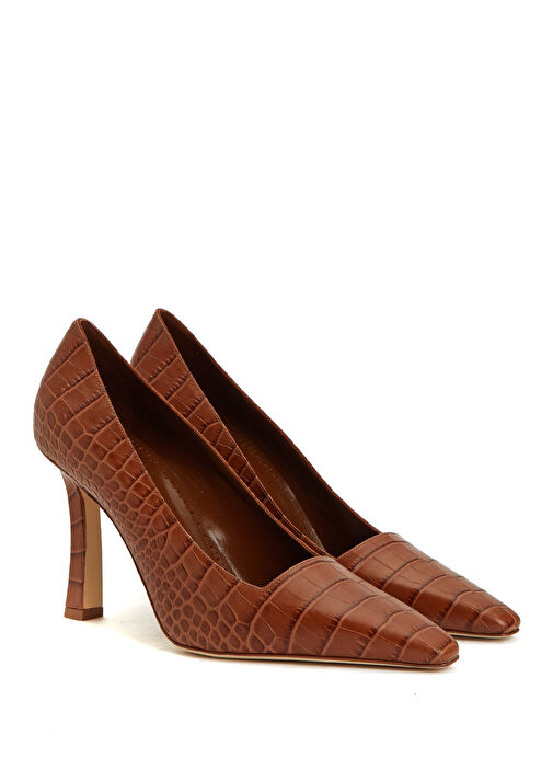 Taba Deri Stiletto - Görsel 3