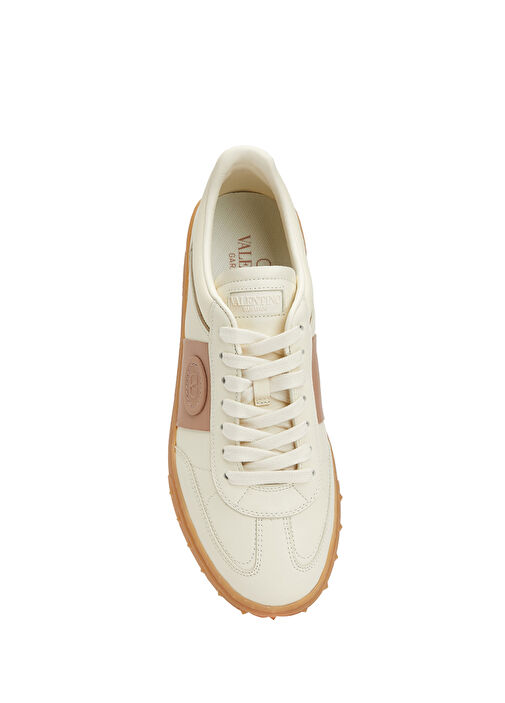 Upvillage Crosta Ekru Pembe Kadın Deri Sneaker - Görsel 5