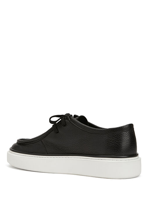 Siyah Erkek Deri Ayakkabı - Görsel 4