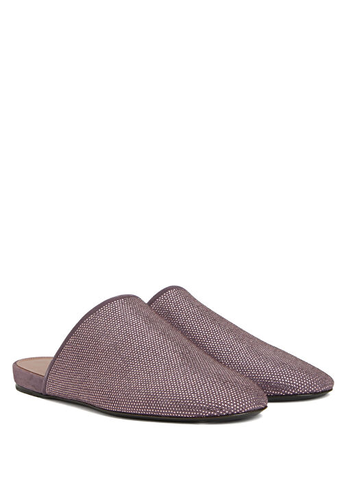 Giusy Gül Kurusu Kadın Deri Terlik - Görsel 3