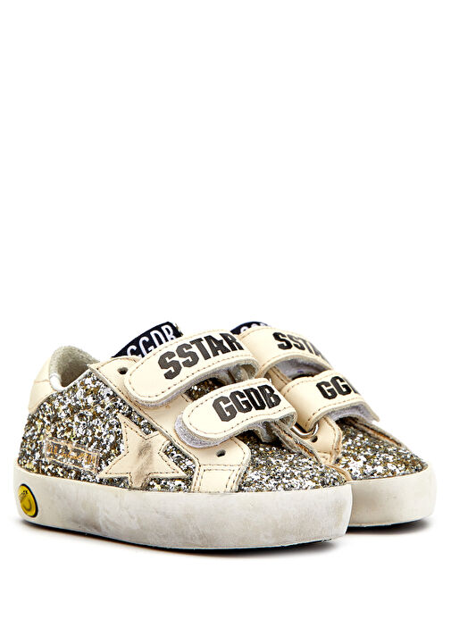 Old School Krem Unisex Çocuk Sneaker - Görsel 3