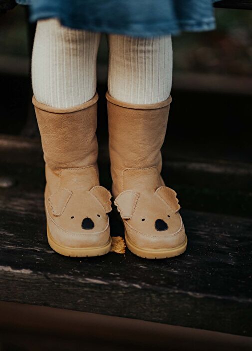 Wadudu Classic Kahverengi Unisex Çocuk Deri Bot - Görsel 7