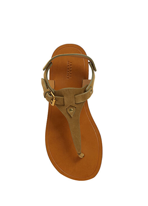Akel Camel Kadın Deri Sandalet - Görsel 5