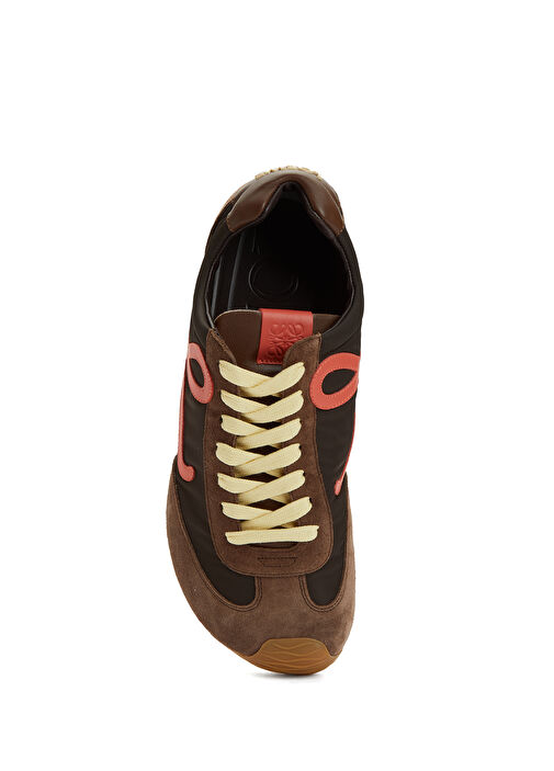 Kahverengi Erkek Deri Sneaker - Görsel 5